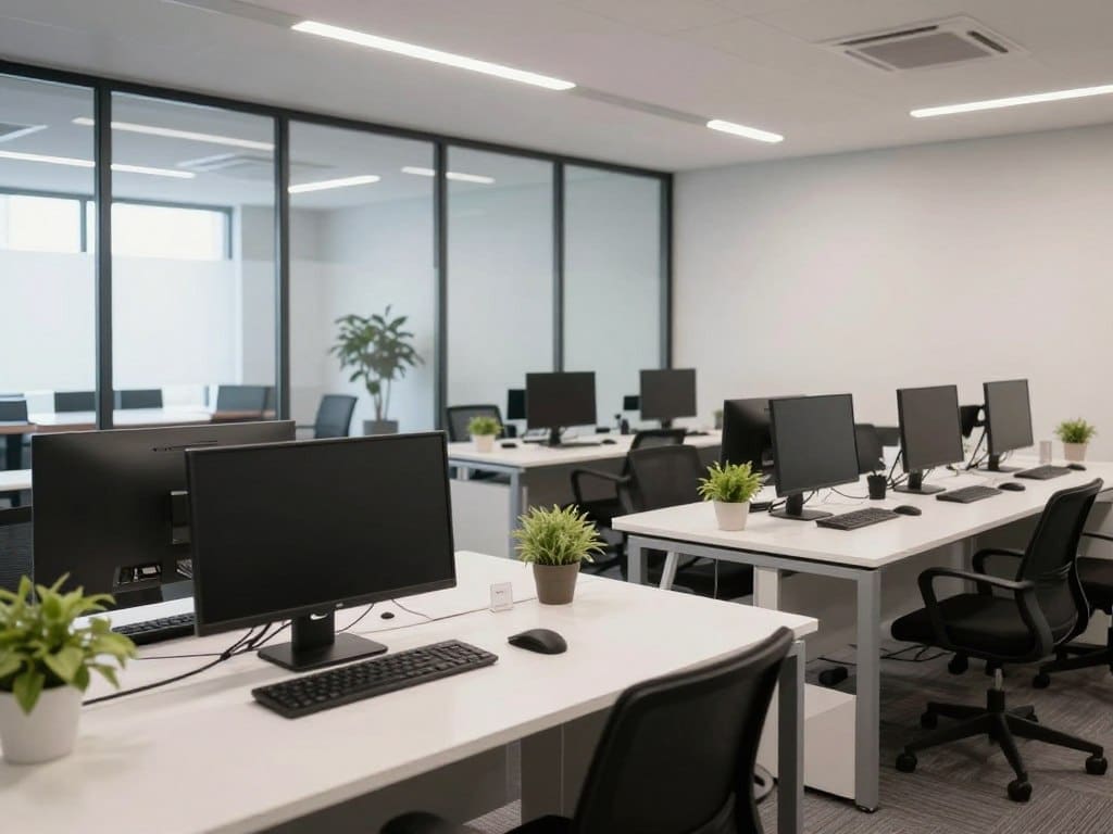 Successfully relocated office space ready for business